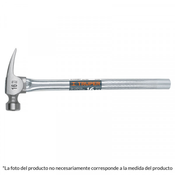 MORCA-20T Martillo California Ripper, boca fresada, 20 oz, mgo. tubula TRUPER | DIHERESA