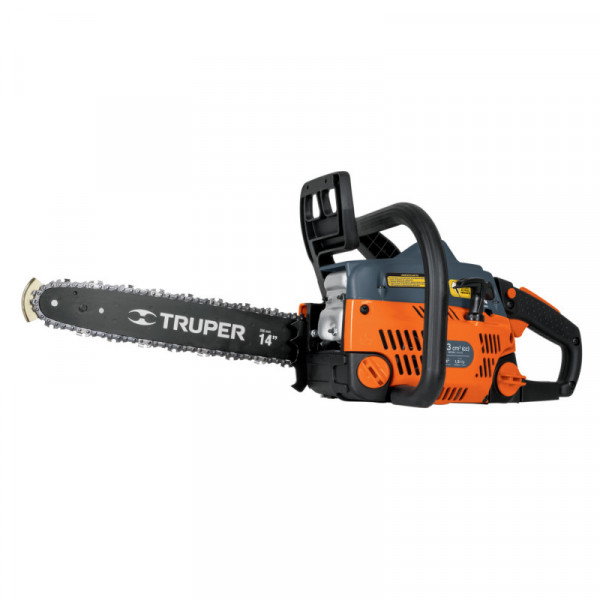MOT-3314 Motosierra a gasolina, motor 33 cc, barra 14' TRUPER | DIHERESA