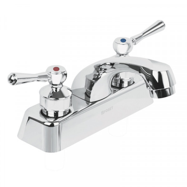 MP-048P Mezcladora plástica lavabo, cuello corto, manerales palanca TRUPER | DIHERESA