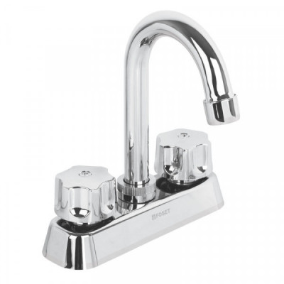 MP-060 Mezcladora plástica para lavabo, cuello tipo bar, Basic TRUPER | DIHERESA