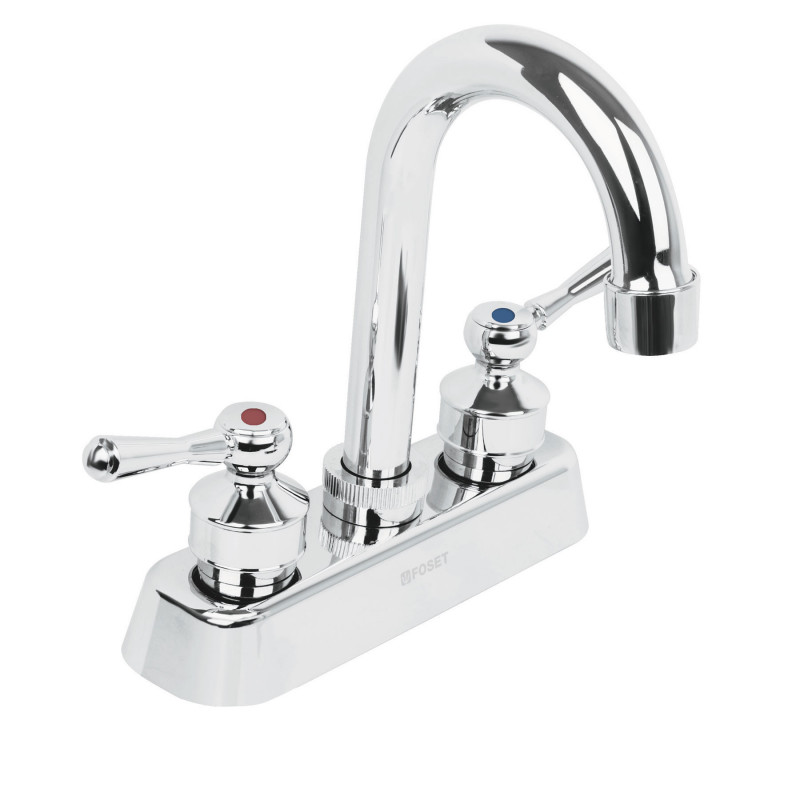 MP-060P Mezcladora plástica para lavabo, cuello tipo bar, palanca TRUPER | DIHERESA