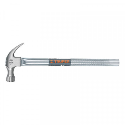 MT-16 Martillo uña curva 16 oz, mango tubular TRUPER | DIHERESA