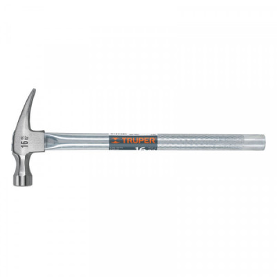 MTR-16 Martillo uña recta 16 oz, mango tubular TRUPER | DIHERESA