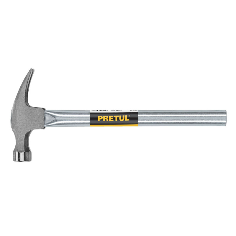 MTR-16P Martillo uña recta 16 oz, mango tubular, Pretul TRUPER | DIHERESA