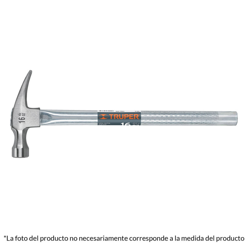 MTR-20 Martillo uña recta 20 oz, mango tubular TRUPER | DIHERESA
