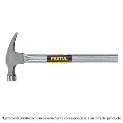 MTR-20P Martillo uña recta 20 oz, mango tubular, Pretul TRUPER | DIHERESA