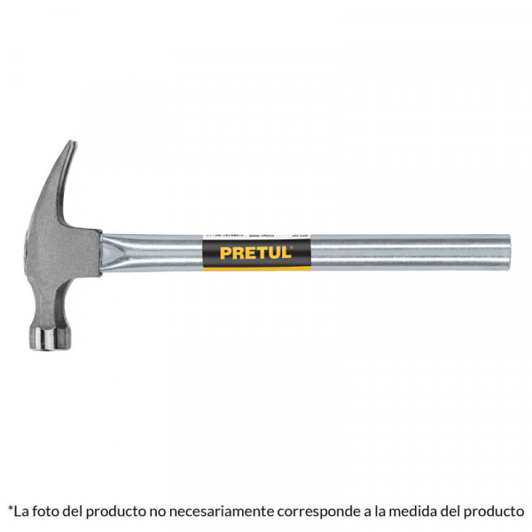 MTR-20P Martillo uña recta 20 oz, mango tubular, Pretul TRUPER | DIHERESA