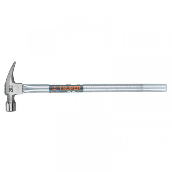 MTR-20X Martillo uña recta 20 oz, mango tubular, con alojamiento TRUPER | DIHERESA