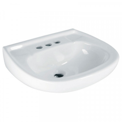 MUBA-10B Lavabo cerámico con rebosadero, blanco TRUPER | DIHERESA
