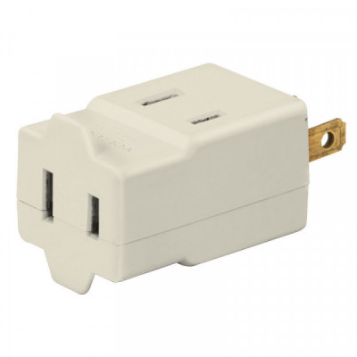 MUL-300 Multicontacto triple, tipo cubo, Volteck TRUPER | DIHERESA