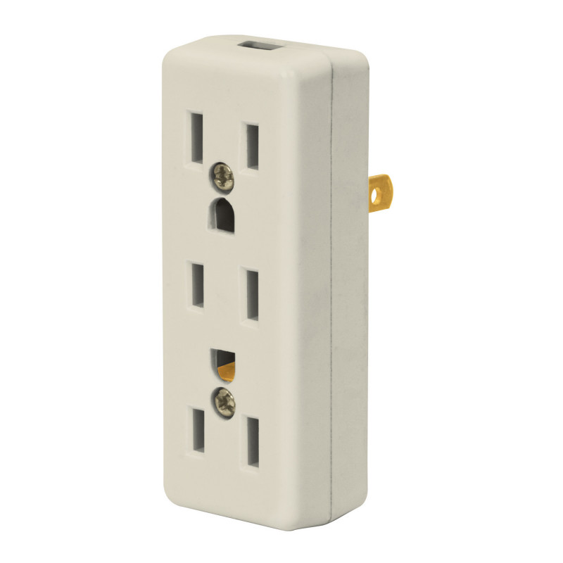 MUL-305 Multicontacto triple, 2 polos + tierra TRUPER | DIHERESA