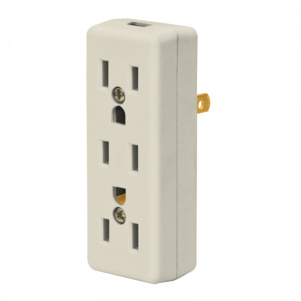 MUL-305 Multicontacto triple, 2 polos + tierra TRUPER | DIHERESA