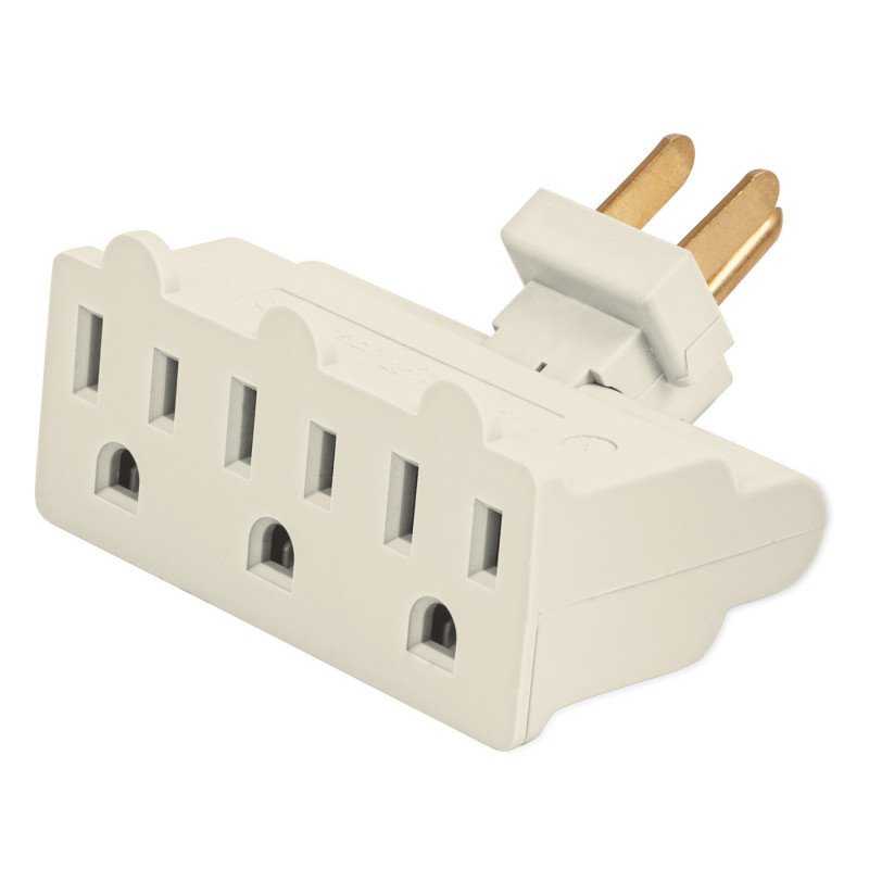 MUL-370 Multicontacto triple aterrizado, tipo bisagra, Volteck TRUPER | DIHERESA MUL-370 Multicontacto triple aterrizado, tipo bisagra, Volteck TRUPER | DIHERESA