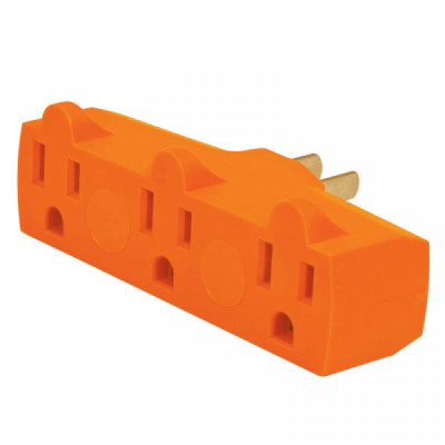 MUL-380 Multicontacto triple aterrizado, tipo 'Y',reforzado, Volteck TRUPER | DIHERESA