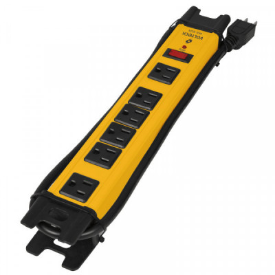 MUL-612X Multicontacto uso industrial, 6 entradas,supresor,1200joules TRUPER | DIHERESA