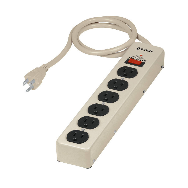MUL-660 Multicontacto uso rudo, 6 entradas, supresor, 600 joules TRUPER | DIHERESA MUL-660 Multicontacto uso rudo, 6 entradas, supresor, 600 joules TRUPER | DIHERESA