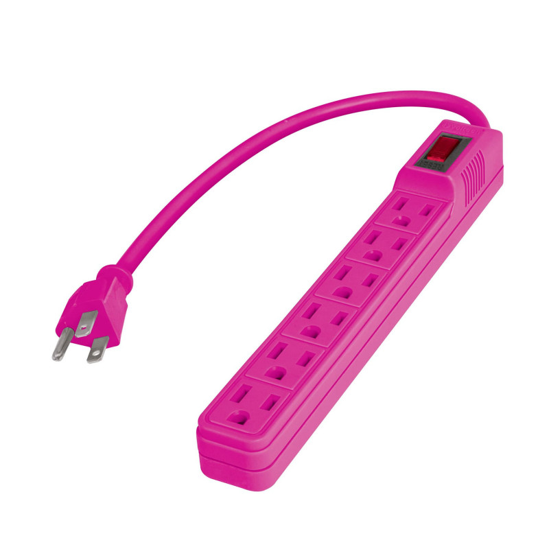 MUL-6EG Multicontacto económico, 6 entradas,16 AWG, colores a granel TRUPER | DIHERESA