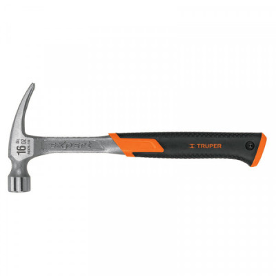 MXR-16 Martillo forjado, uña recta, 16 oz, mango de neopreno TRUPER | DIHERESA