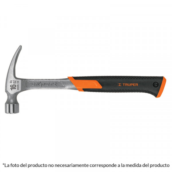 MXR-20 Martillo forjado, uña recta, 20 oz, mango de neopreno TRUPER | DIHERESA