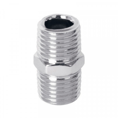 NIPLE-P Niple acero, cuerda 1/4 NPT, Pretul TRUPER | DIHERESA