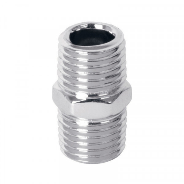 NIPLE-P Niple acero, cuerda 1/4 NPT, Pretul TRUPER | DIHERESA