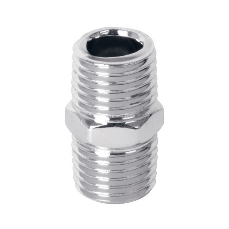 NIPLE-P Niple acero, cuerda 1/4 NPT, Pretul TRUPER | DIHERESA