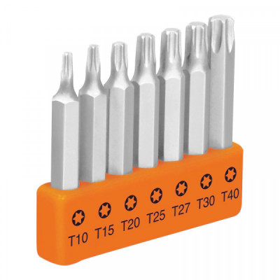 P7-25T Juego de 7 puntas Torx, 2' TRUPER | DIHERESA