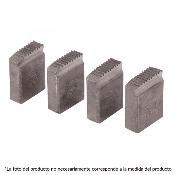 P-850-1 Juego de peines para tarrajas 1', 4 piezas TRUPER | DIHERESA