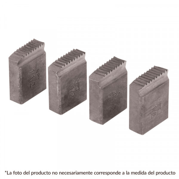 P-850-2 Juego de peines para tarrajas 2', 4 piezas TRUPER | DIHERESA