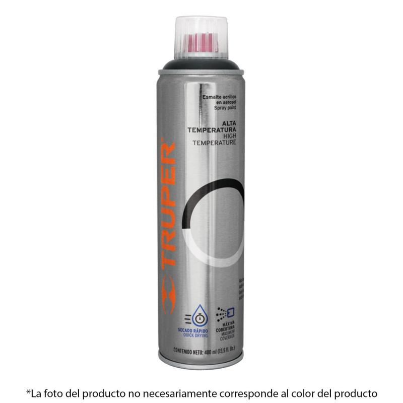 PA-ALTE-A Pintura (Esmalte acrílico) aerosol,alta temperatura,aluminio TRUPER | DIHERESA