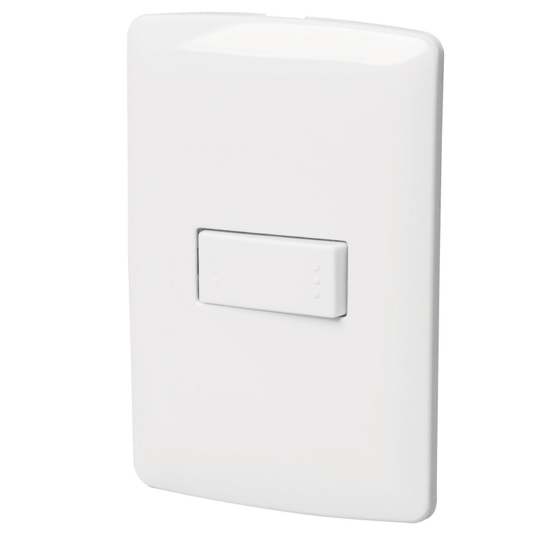 PA-APSE-EIB Placa armada con interruptor escalera, línea Italiana,blanco TRUPER | DIHERESA