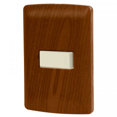 PA-APSE-EIM Placa armada madera con un interruptor tres vías Italiana TRUPER | DIHERESA