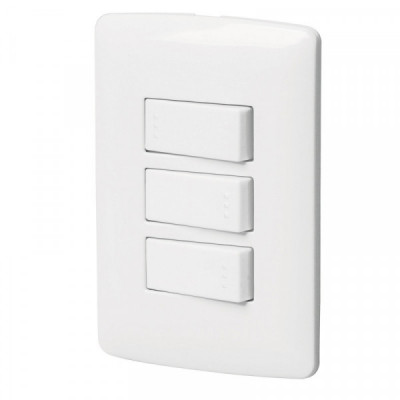 PA-APTR-EIB Placa armada 2 interruptores sencillos y escalera, blanco TRUPER | DIHERESA