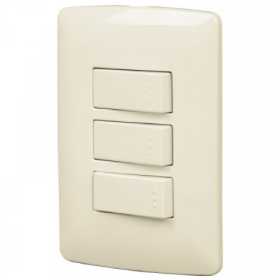 PA-APTR-EI Placa armada 2 interruptores sencillos y escalera Italiana TRUPER | DIHERESA