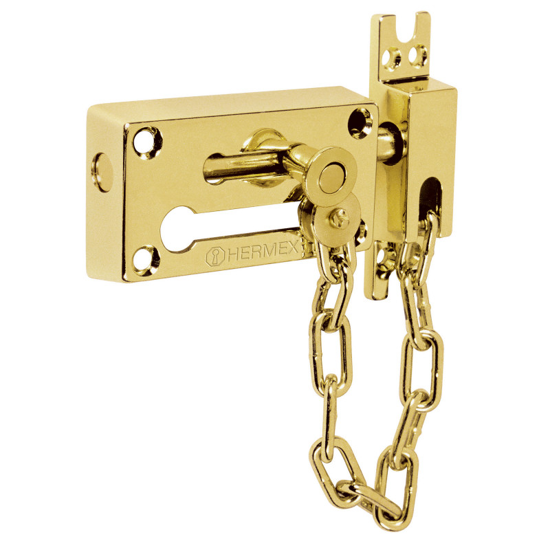 PACA-1 Pasador con cadena de latón TRUPER | DIHERESA PACA-1 Pasador con cadena de latón TRUPER | DIHERESA