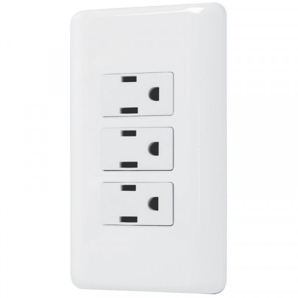 PA-COTR-B Placa armada con 3 contactos, Volteck Basic TRUPER | DIHERESA
