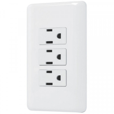 PA-COTR-B Placa armada con 3 contactos, Volteck Basic TRUPER | DIHERESA