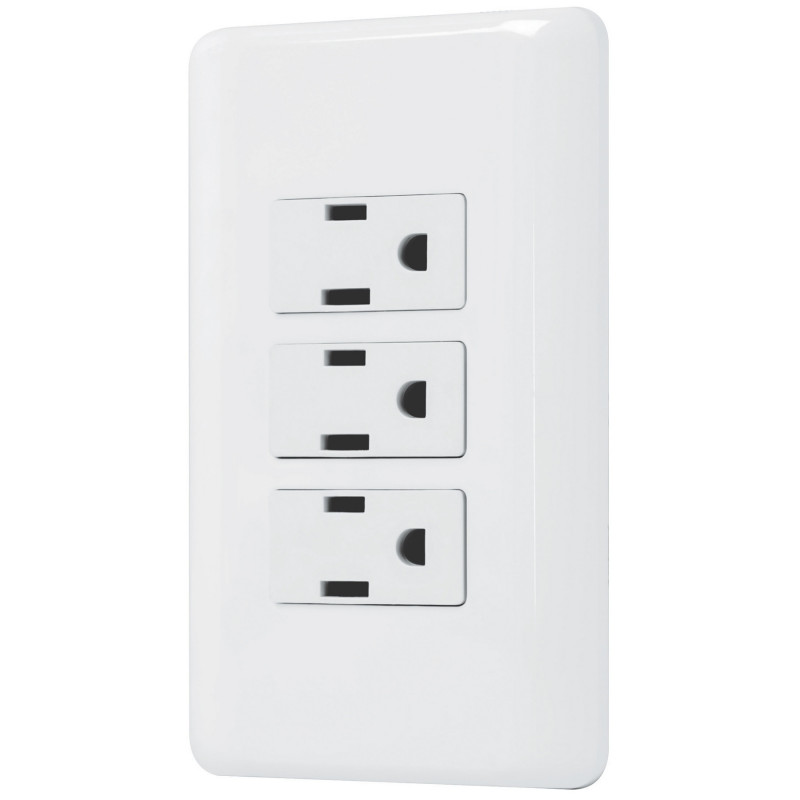 PA-COTR-B Placa armada con 3 contactos, Volteck Basic TRUPER | DIHERESA