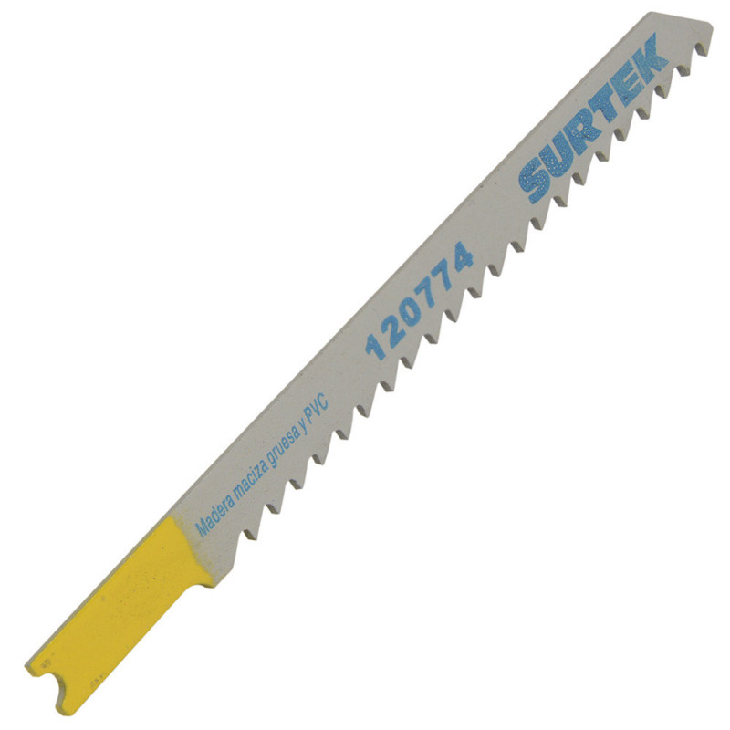 120774 SURTEK Segueta para sierra caladora 8 dientes por pulgada zanco"U" (5 piezas) Surtek | DIHERESA 120774 SURTEK Segueta para sierra caladora 8 dientes por pulgada zanco"U" (5 piezas) Surtek | DIHERESA
