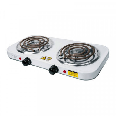 PAEL-2CP Parrilla eléctrica 2 quemadores, cuadrada, Volteck Basic TRUPER | DIHERESA