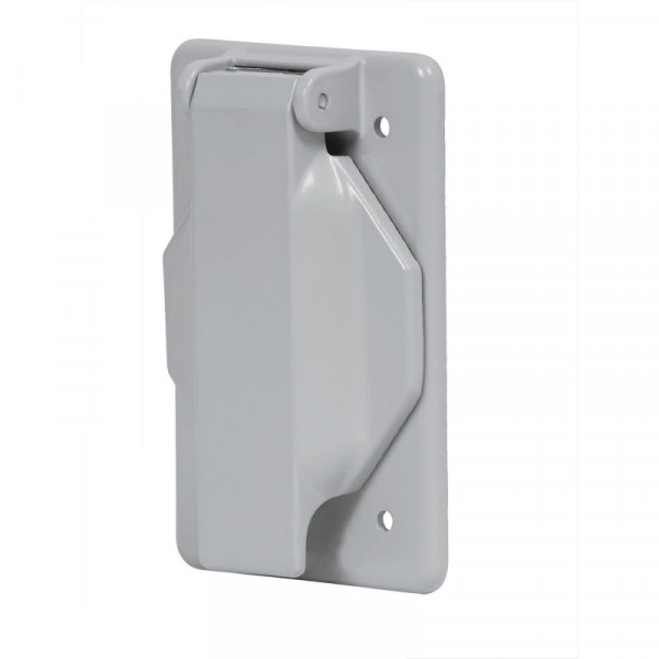 PAFIN-SES Placa tipo FS con cubierta, sencilla, sobreponer, Volteck TRUPER | DIHERESA