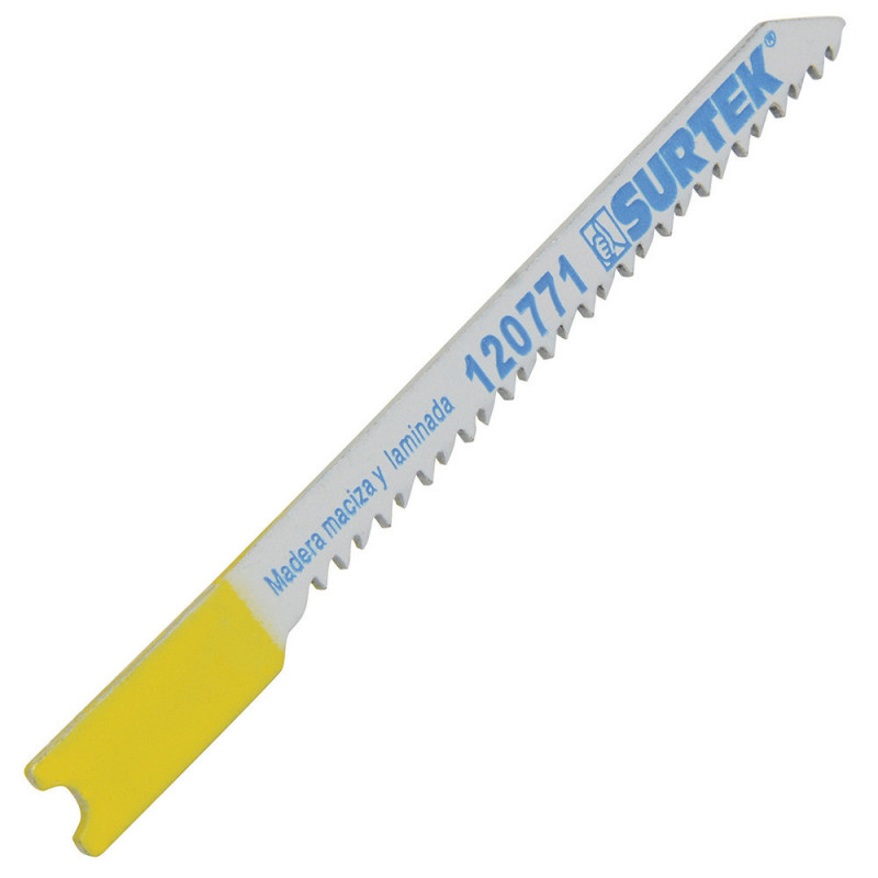 120771 SURTEK Segueta para sierra caladora 14 dientes por pulgada zanco"T" (5 piezas) Surtek | DIHERESA 120771 SURTEK Segueta para sierra caladora 14 dientes por pulgada zanco"T" (5 piezas) Surtek | DIHERESA