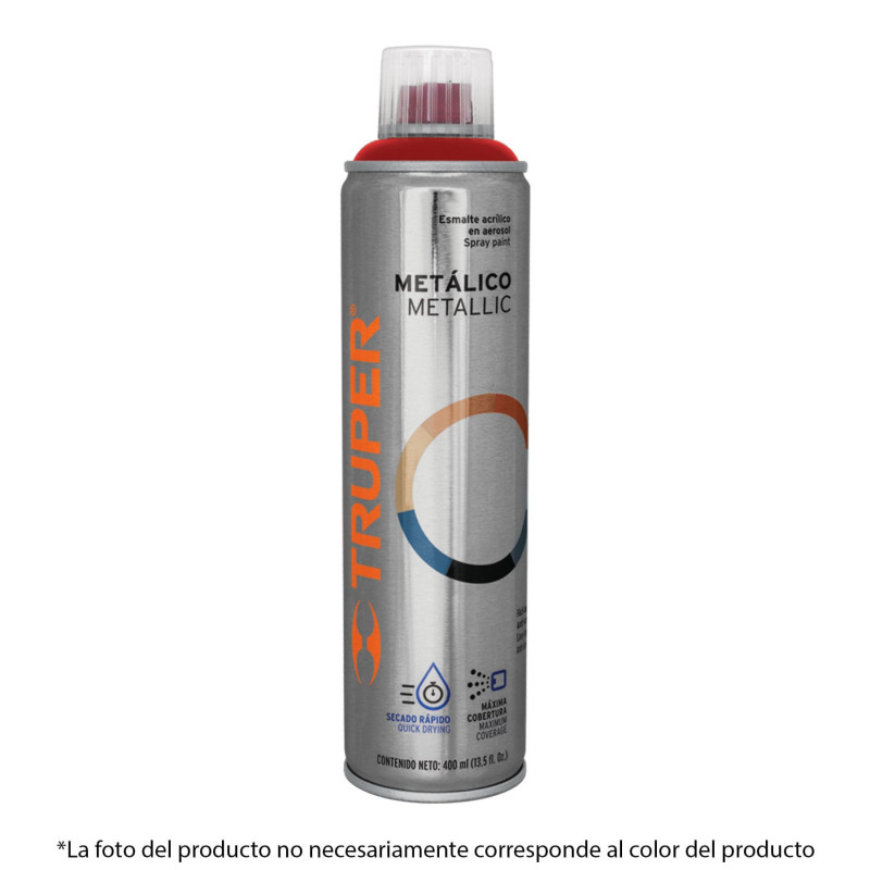 PAM-NE Pintura (Esmalte acrílico) en aerosol, metálica, negro TRUPER | DIHERESA PAM-NE Pintura (Esmalte acrílico) en aerosol, metálica, negro TRUPER | DIHERESA