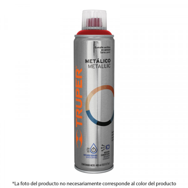 PAM-NE Pintura (Esmalte acrílico) en aerosol, metálica, negro TRUPER | DIHERESA