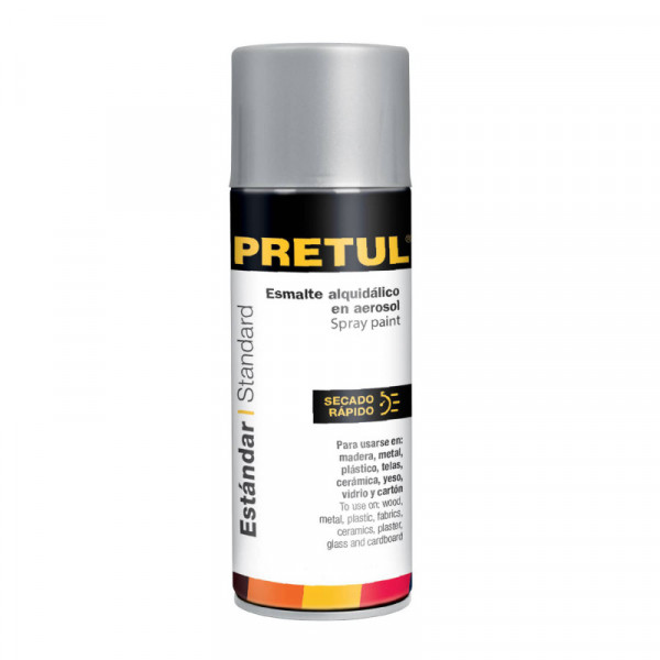 PAM-PL-P Pintura (Esmalte acrílico) en aerosol, metálica,plata,Pretul TRUPER | DIHERESA