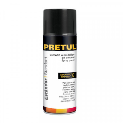 PA-NB-P Pintura (Esmalte acrílico) en aerosol,negro brillante,Pretul TRUPER | DIHERESA