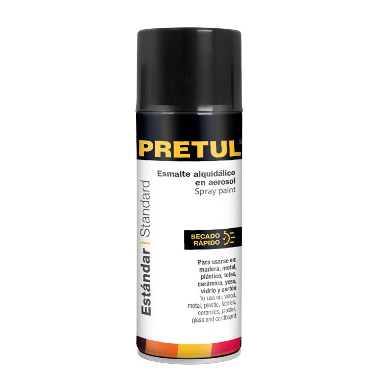 PA-NB-P Pintura (Esmalte acrílico) en aerosol,negro brillante,Pretul TRUPER | DIHERESA