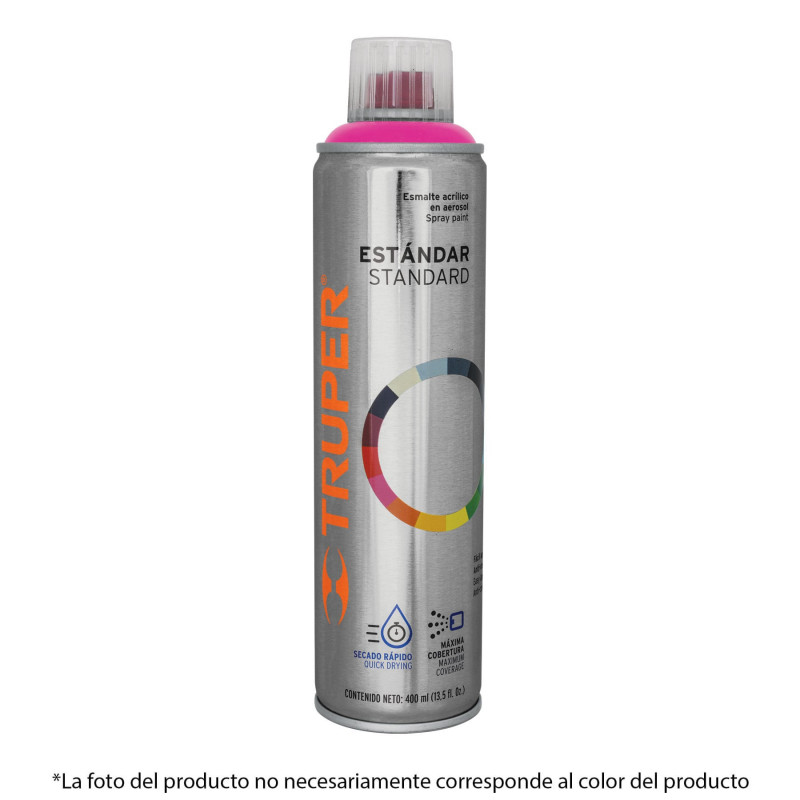 PA-NS Pintura (Esmalte acrílico) en aerosol, negro satin TRUPER | DIHERESA