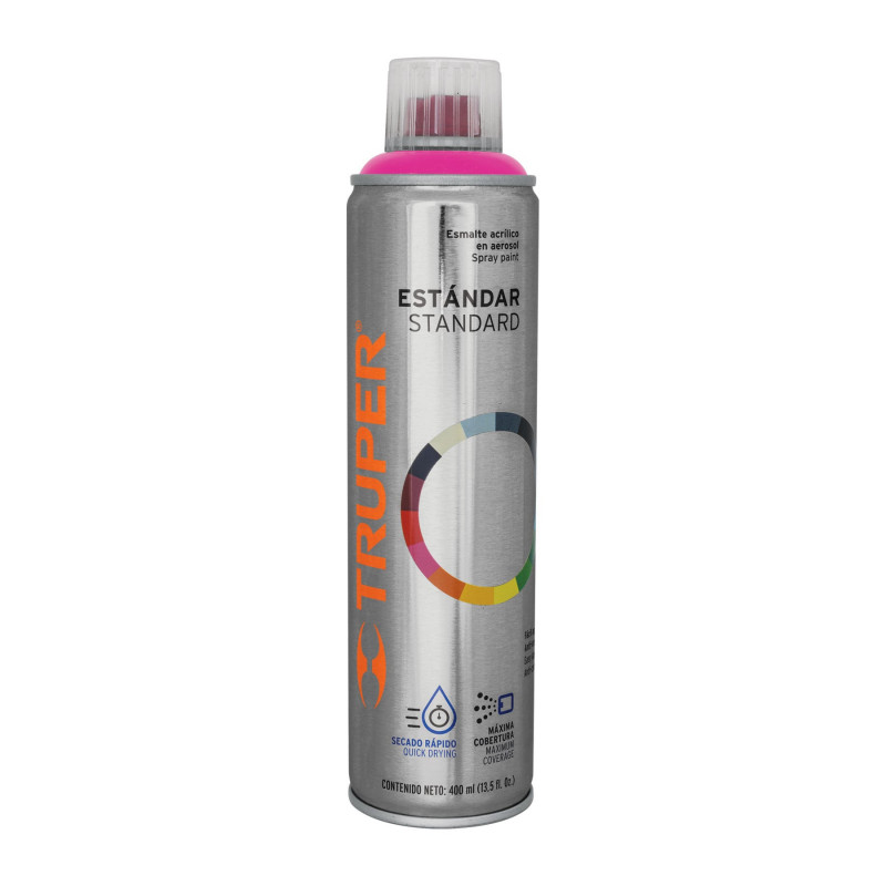 PA-RM Pintura (Esmalte acrílico) en aerosol, rosa mexicano TRUPER | DIHERESA PA-RM Pintura (Esmalte acrílico) en aerosol, rosa mexicano TRUPER | DIHERESA