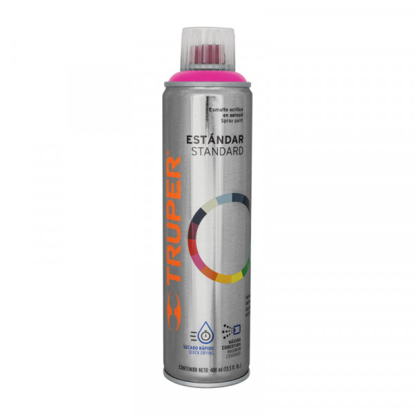 PA-RM Pintura (Esmalte acrílico) en aerosol, rosa mexicano TRUPER | DIHERESA